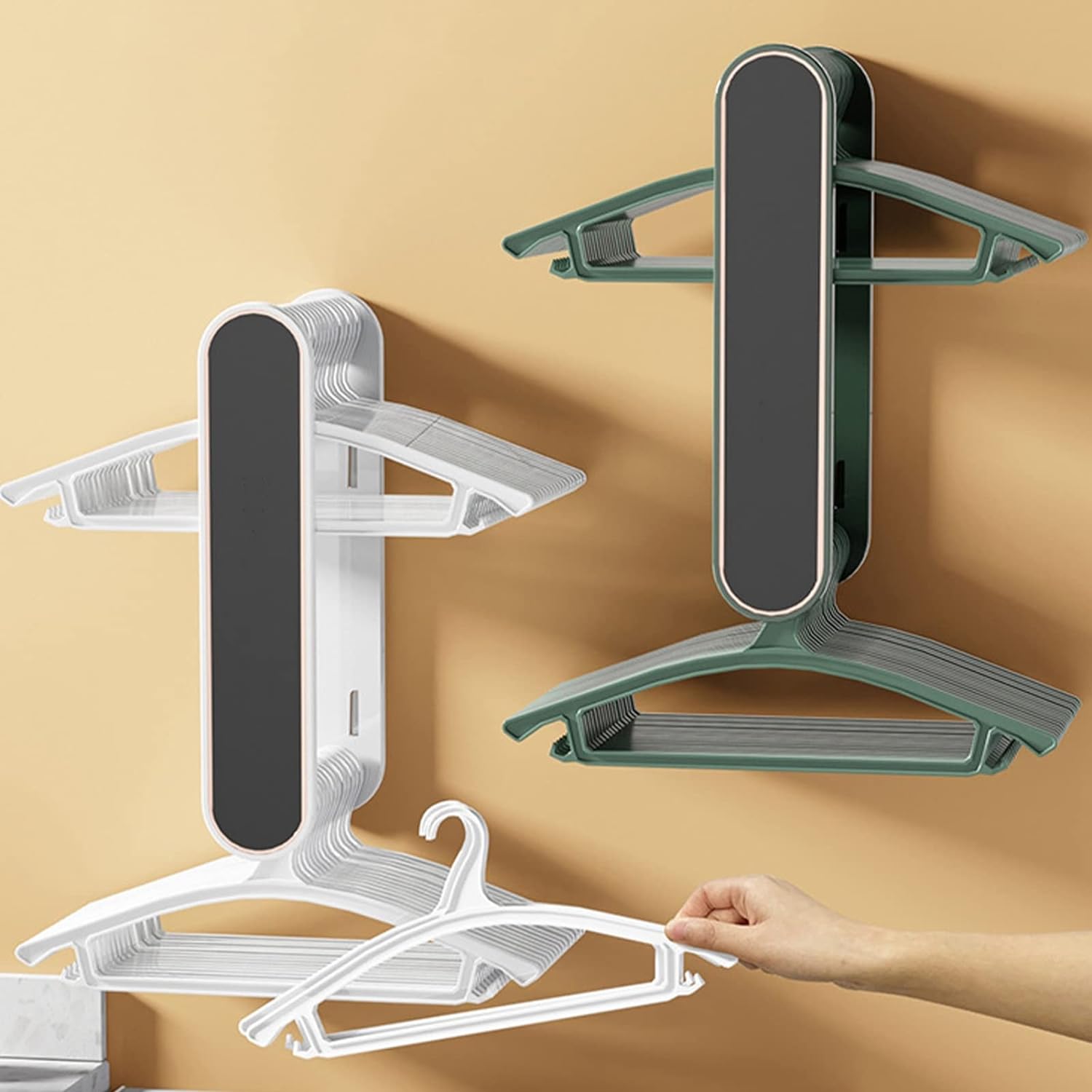 4159 Hanger Organizer Stacker, Wall Mounted Stretchable Clothes Hanger Holder Organizer, Wall Mount Clothes Rack Organizer for Washing Machine, Hanger Storage Rack 4159 Hanger Organizer Stacker, Wall Mounted Stretchable Clothes Hanger Holder Organizer, Wall Mount Clothes Rack Organizer for Washing Machine, Hanger Storage Rack